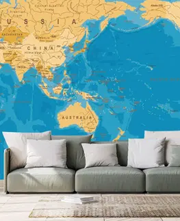 Samolepící tapety Samolepící tapeta mapa světa v zajímavém provedení