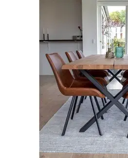 Jídelní stoly Norddan Designový jídelní stůl Jonathon 200 cm přírodní dub