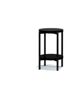 Barové stolky ArtGiB Příruční stolek SIGMA D SM-04 | černý mat