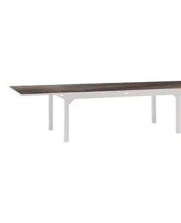 Zahradní stolky DEOKORK Hliníkový stůl VALENCIA 200/320 cm (bílá)