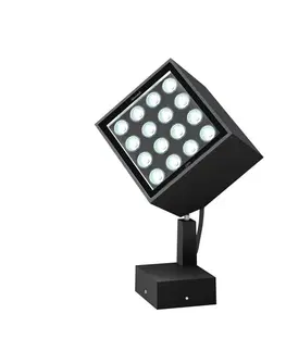 LED venkovní nástěnná svítidla Artemide Epulo 18 spot 6d antracitová šedá T418810W10