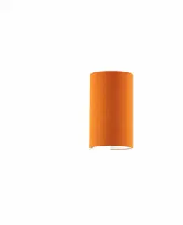 Nástěnná svítidla s látkovým stínítkem RED - DESIGN RENDL RENDL RON W 15/25 nástěnná Chintz oranžová/bílé PVC 230V E27 28W R11519
