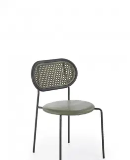 Židle Jídelní židle K524 Halmar Zelená