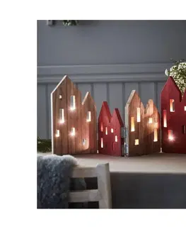 Svítidla Markslöjd Markslöjd 705743 - LED Vánoční dekorace VIEW LED/0,9W/3V dřevo/červená 