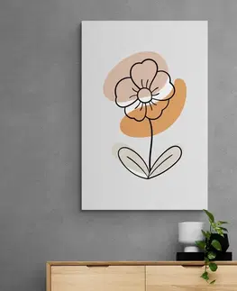 Obrazy květů Obraz minimalistický květ No4