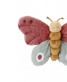 Hračky LITTLE DUTCH - Plyšová hračka motýl Květy a motýly