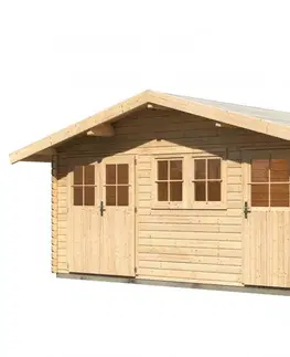 Dřevěné plastové domky Dřevěný zahradní domek 507 x 327 cm Dekorhome