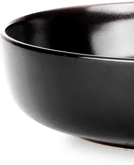 Talíře Konsimo Jídelní sada talířů pro 6 osob VICTO II 18 ks černá