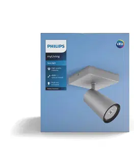 Bodová světla Philips Philips myLiving Paisley spot GU10 s jedním plamenem, hliník
