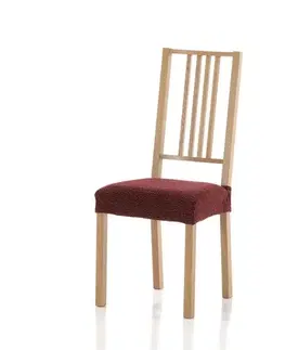 Židle Forbyt, Potah elastický na sedák židle, Petra komplet 2 ks, bordo