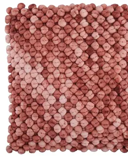 Dekorační polštáře Růžový polštář s výplní Abruzzo 45*45 cm Collectione 8502641101044