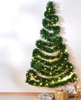 Dekorace oken a dveří Závěsný LED vánoční stromeček