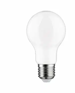 LED žárovky PAULMANN Klasická White LED žárovka E27 7W 2700K stmívatelné opál