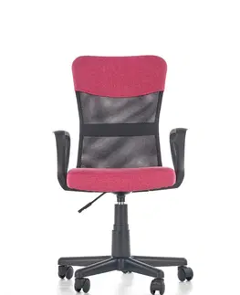 Kancelářské židle HALMAR Studentská židle Timo růžová