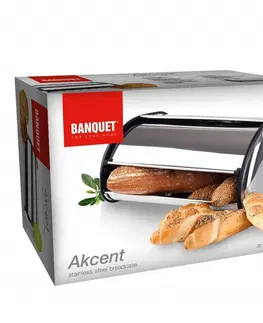 Chlebníky Banquet Nerezový chlebník AKCENT, 36 cm