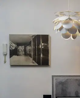 Závěsná světla Marset MARSET Discocó závěsná lampa Ø 53 cm bílá