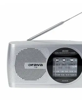 Elektronika Orava T-120 S přenosný rádio přijímač s rozsahem FM/AM/SW