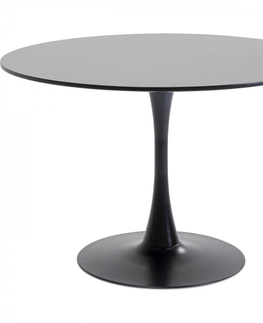 Kulaté jídelní stoly KARE Design Kulatý jídelní stůl Black Ø110