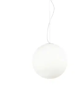 Moderní závěsná svítidla Ideal Lux MAPA BIANCO SP1 D40 SVÍTIDLO ZÁVĚSNÉ 032139