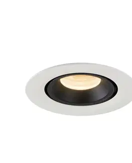 LED podhledová svítidla SLV BIG WHITE NUMINOS GIMBLE XS zápustné stropní svítidlo bílé/černé 2700 K 55° 1005828