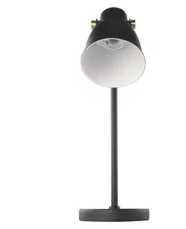 Stolní lampy do kanceláře EMOS Stolní lampa JULIAN na žárovku E27, černá Z7621B