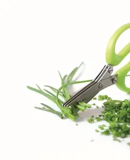 Kuchyňské náčiní Prosperplast Nůžky na bylinky HERBA bílé/zelené 13cm