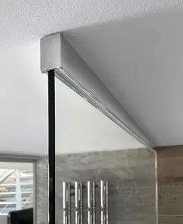 Sprchové zástěny Polysan ARCHITEX LINE sada pro uchycení skla, podlaha-stěna-strop, max. š. 1200 mm, leštěný hliník