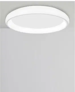 LED stropní svítidla Nova Luce Stmívatelné nízké LED svítidlo Albi v různých variantách - pr. 610 x 85 mm, 50 W, bílá, stmívatelné NV 8105606 D
