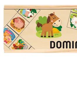 Hračky WOODY - Domino Domácí zvířata