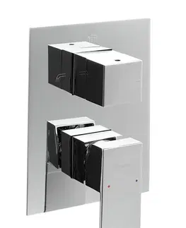 Koupelnové baterie SAPHO LATUS podomítková sprchová baterie, 3 výstupy, chrom 1102-44