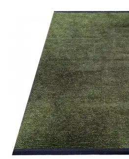 Moderní koberce Zelený moderní koberec do každého pokoje Šířka: 80 cm | Délka: 300 cm