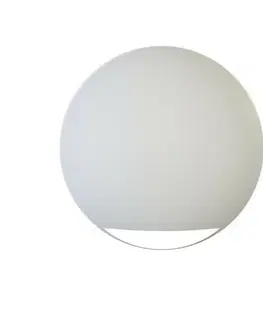 Zahradní lampy Panlux Venkovní nástěnné LED svítidlo Leon Circle bílá, IP65, 2 W