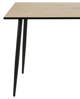 Jídelní stoly Dkton Jídelní stůl Nayeli 120 cm divoký dub