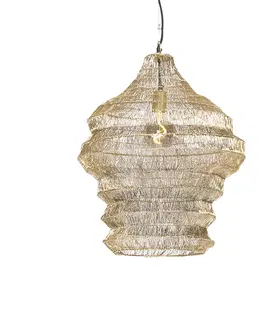 Zavesna svitidla Orientální závěsná lampa zlatá 45 cm x 60 cm - Vadi