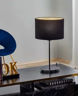 Stolní lampy Duolla Stolní lampa Golden Roller výška 50cm černá/zlatá
