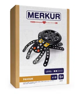 Hračky stavebnice MERKUR - Broučci – Pavouk, 41 dílků
