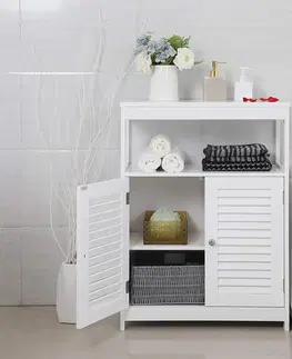 Koupelnový nábytek SONGMICS Koupelnová skříňka LUREN bílá