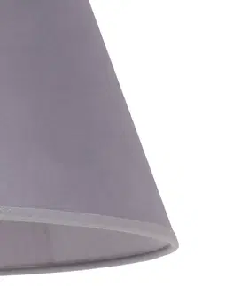 Stínidlo na lampu Duolla Stínidlo na lampu Sofia výška 31 cm, šedá/bílá