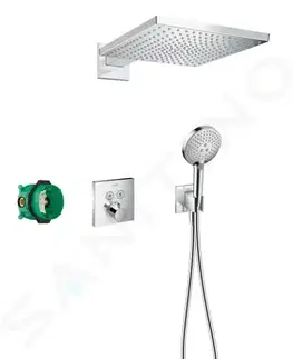 Sprchy a sprchové panely HANSGROHE Raindance E Sprchový set 300, s termostatem ShowerSelect pod omítku, chrom 27952000