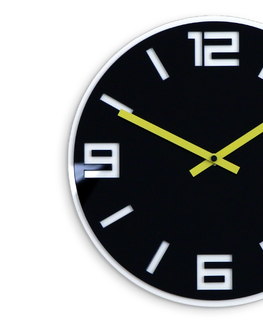 Hodiny ModernClock Nástěnné hodiny Dixon černé