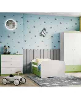Dětský nábytek Kocot kids Dětská skříň Babydreams 90 cm zelená