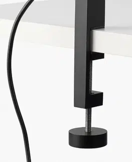 Stolní lampy do kanceláře FARO INVITING stolní lampa s klipem, černá