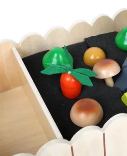 Dřevěné hračky Small foot Sada zeleninové zahrádky GARDEN vícebarevná