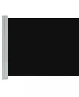 Markýzy Zatahovací boční markýza 100x300 cm Dekorhome Černá