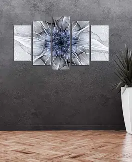 Obrazy Wallity Vícedílný obraz BLUE BLOOM 59 110 x 60 cm