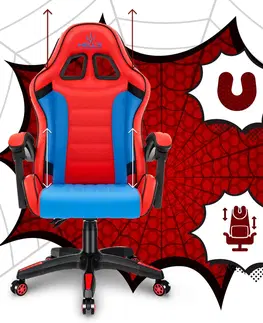 Herní křesla Dětská hrací židle HC - 1005 HERO Spider