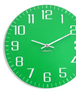 Nástěnné hodiny Zelené nástěnné hodiny designové