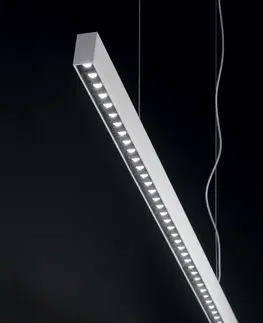 LED lustry a závěsná svítidla LED Závěsné svítidlo Ideal Lux OFFICE SP 3000K WH 271194 30W 2800lm 3000K IP20 120cm bílé