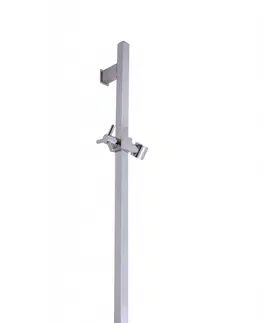 Sprchy a sprchové panely SLEZAK-RAV Sprchová tyč hranatá s posuvným držákem, Barva: chrom/kov MD0111