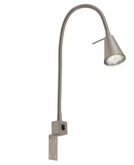 LED bodová svítidla BRILONER Flexibilní nástěnné svítidlo 40,3 cm 1xGU10 5W 400lm matný nikl BRI 2080-012